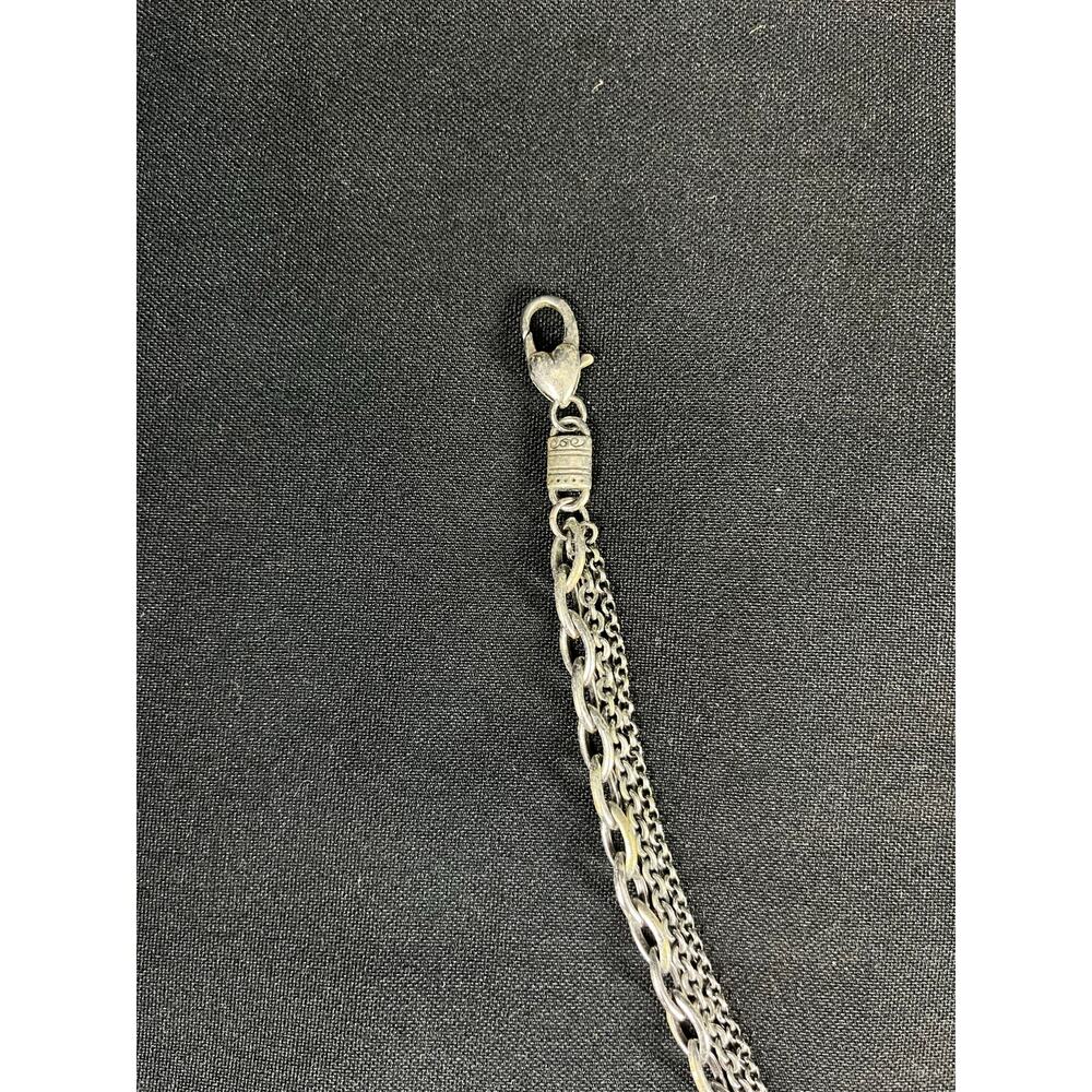 BRIGHTON HEART NECKLACE Scroll Reversible Pendant Multi Chain With Box Gift - Picture 5 of 9